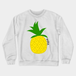 Pineapple Fruit Puerto Rico Caribbean Tropical Latino Food Crewneck Sweatshirt